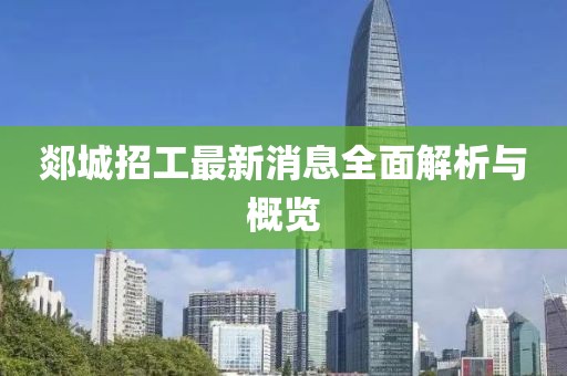 郯城招工最新消息全面解析与概览
