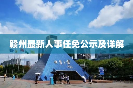赣州最新人事任免公示及详解