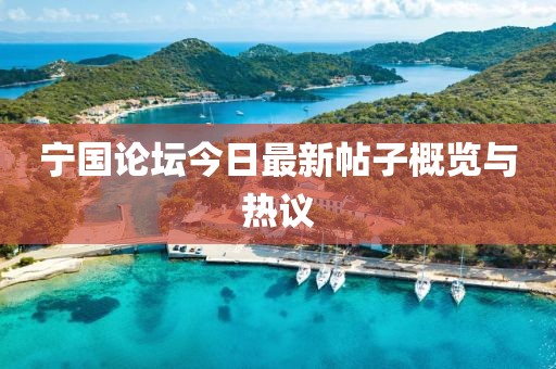宁国论坛今日最新帖子概览与热议