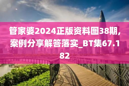 管家婆2024正版资料图38期,案例分享解答落实_BT集67.182