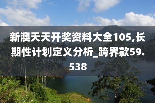 新澳天天开奖资料大全105,长期性计划定义分析_跨界款59.538