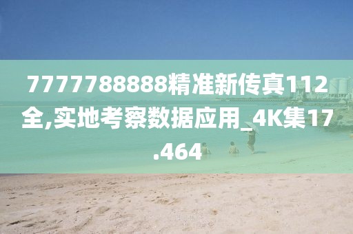 7777788888精准新传真112全,实地考察数据应用_4K集17.464