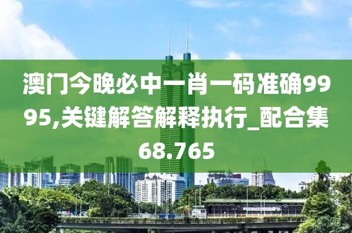 澳门今晚必中一肖一码准确9995,关键解答解释执行_配合集68.765