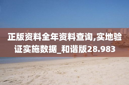 正版资料全年资料查询,实地验证实施数据_和谐版28.983