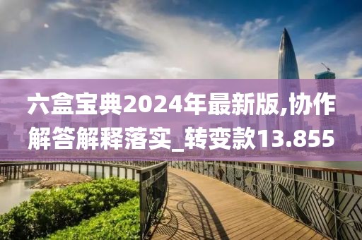 六盒宝典2024年最新版,协作解答解释落实_转变款13.855