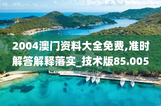2004澳门资料大全免费,准时解答解释落实_技术版85.005