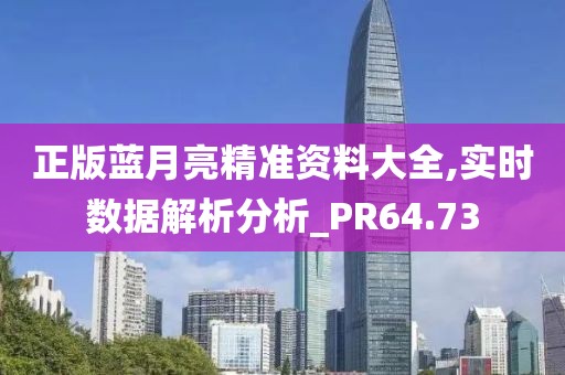 正版蓝月亮精准资料大全,实时数据解析分析_PR64.73