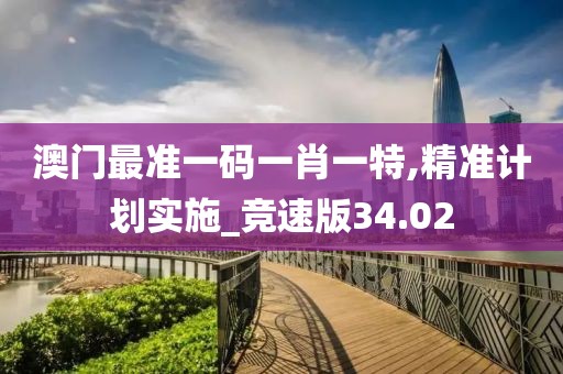 澳门最准一码一肖一特,精准计划实施_竞速版34.02