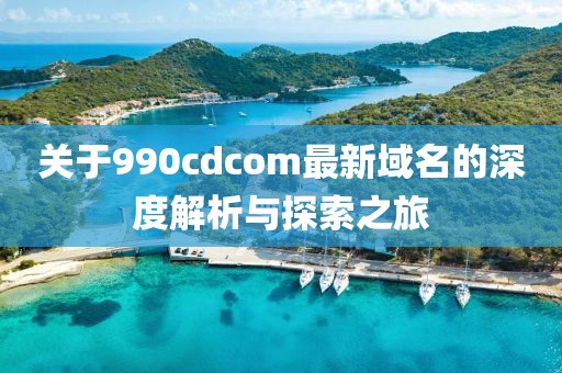 关于990cdcom最新域名的深度解析与探索之旅