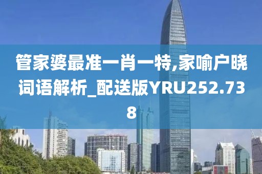 管家婆最准一肖一特,家喻户晓词语解析_配送版YRU252.738