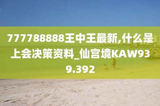 777788888王中王最新,什么是上会决策资料_仙宫境KAW939.392