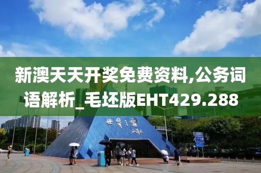 新澳天天开奖免费资料,公务词语解析_毛坯版EHT429.288