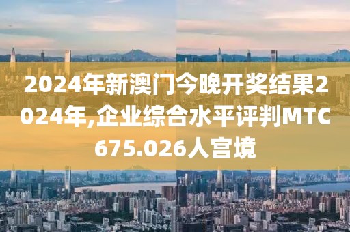 2024年新澳门今晚开奖结果2024年,企业综合水平评判MTC675.026人宫境