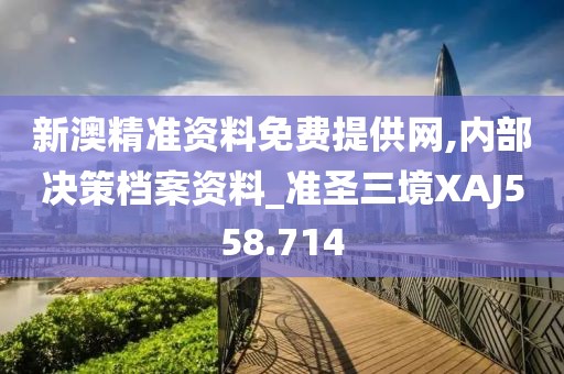 新澳精准资料免费提供网,内部决策档案资料_准圣三境XAJ558.714
