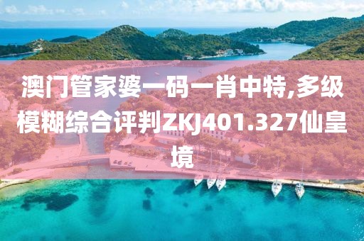 澳门管家婆一码一肖中特,多级模糊综合评判ZKJ401.327仙皇境