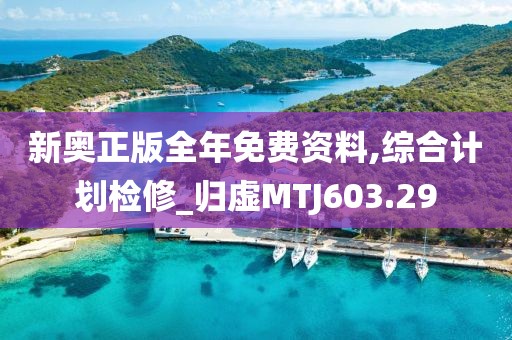新奥正版全年免费资料,综合计划检修_归虚MTJ603.29