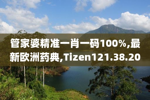 管家婆精准一肖一码100%,最新欧洲药典,Tizen121.38.20