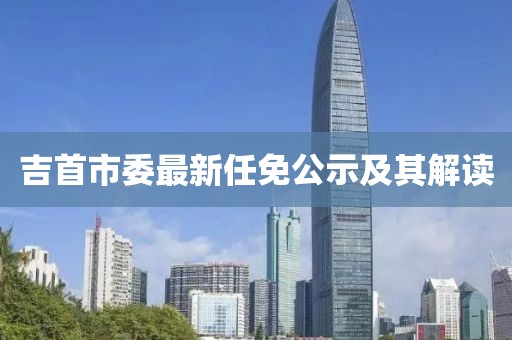 吉首市委最新任免公示及其解读