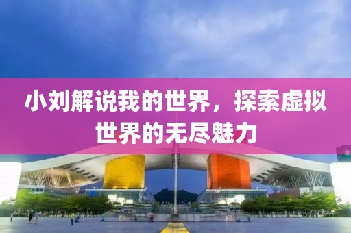 小刘解说我的世界，探索虚拟世界的无尽魅力