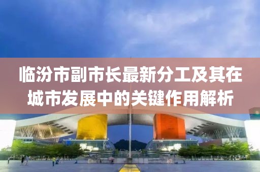 临汾市副市长最新分工及其在城市发展中的关键作用解析