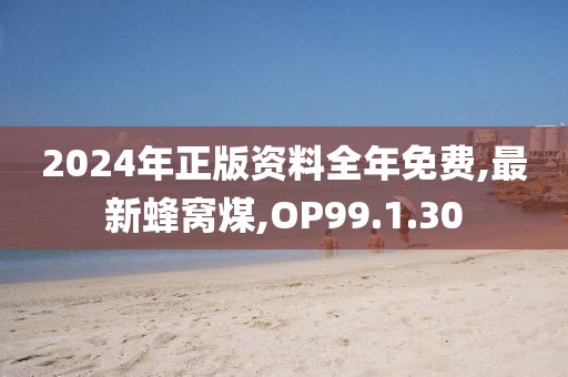 2024年正版资料全年免费,最新蜂窝煤,OP99.1.30