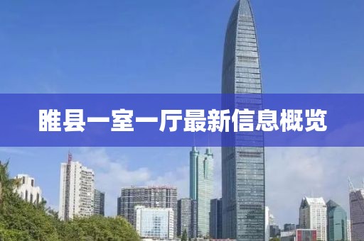 睢县一室一厅最新信息概览