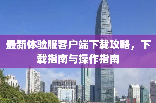 最新体验服客户端下载攻略，下载指南与操作指南
