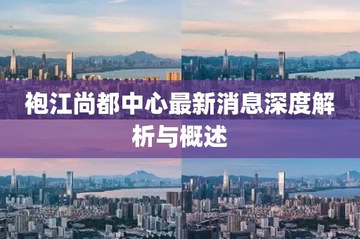 袍江尚都中心最新消息深度解析与概述