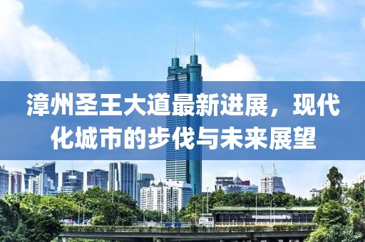漳州圣王大道最新进展，现代化城市的步伐与未来展望