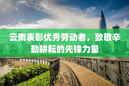 云南表彰优秀劳动者，致敬辛勤耕耘的先锋力量