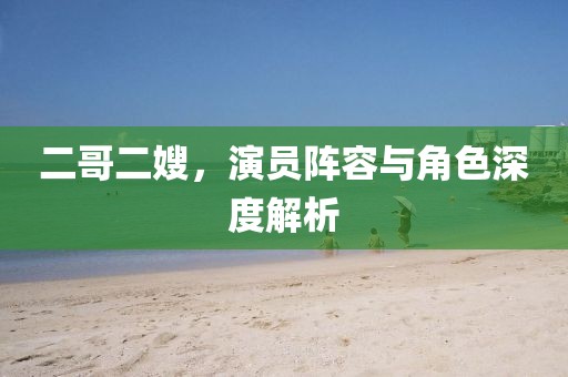 二哥二嫂，演员阵容与角色深度解析