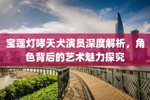 宝莲灯哮天犬演员深度解析，角色背后的艺术魅力探究