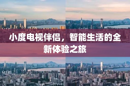 小度电视伴侣，智能生活的全新体验之旅