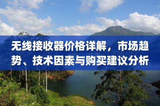 无线接收器价格详解，市场趋势、技术因素与购买建议分析