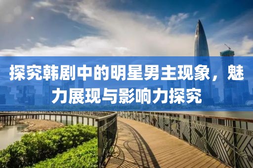 探究韩剧中的明星男主现象，魅力展现与影响力探究