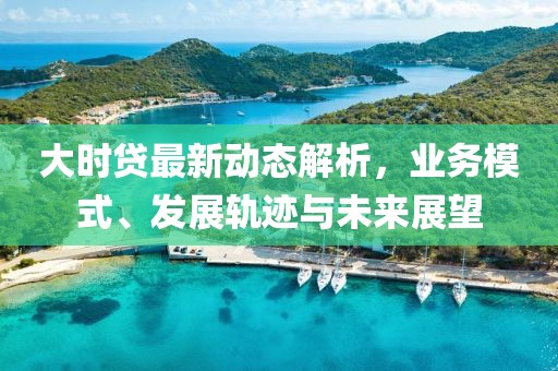 大时贷最新动态解析，业务模式、发展轨迹与未来展望
