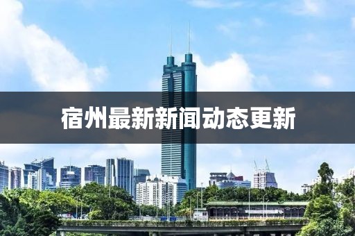 宿州最新新闻动态更新