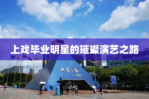 上戏毕业明星的璀璨演艺之路