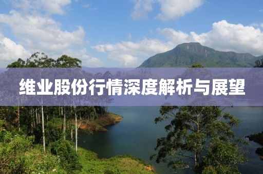 维业股份行情深度解析与展望