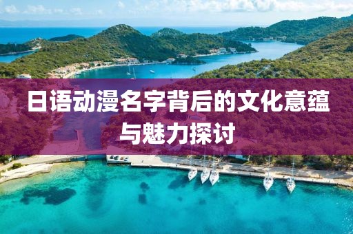 日语动漫名字背后的文化意蕴与魅力探讨