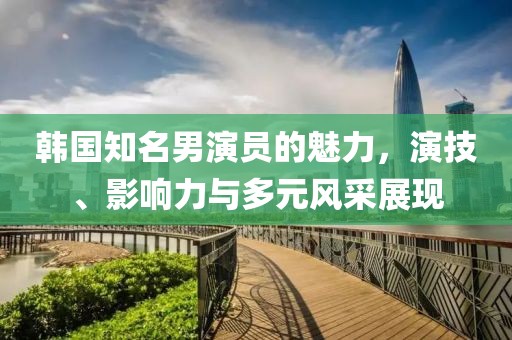 韩国知名男演员的魅力，演技、影响力与多元风采展现