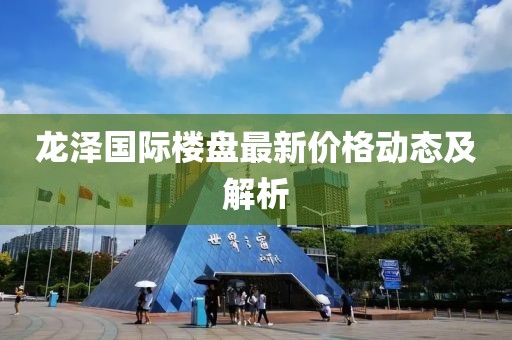 龙泽国际楼盘最新价格动态及解析