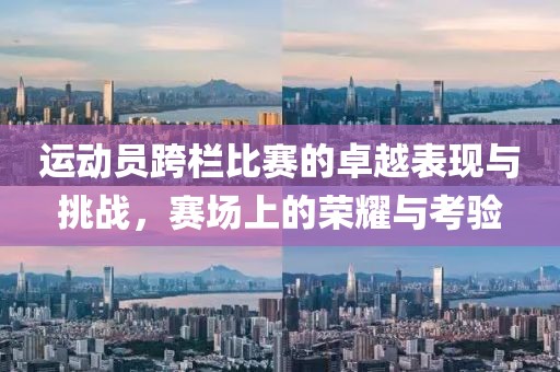 运动员跨栏比赛的卓越表现与挑战，赛场上的荣耀与考验