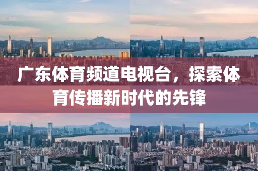 广东体育频道电视台，探索体育传播新时代的先锋