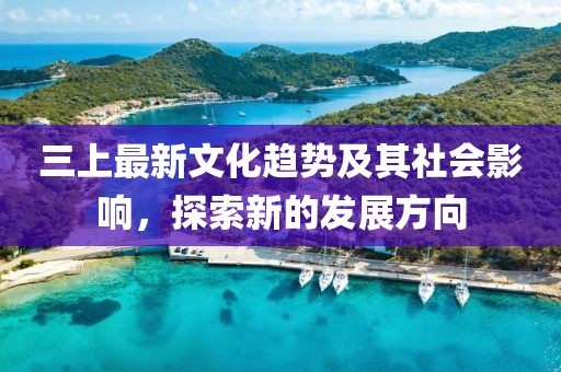 三上最新文化趋势及其社会影响，探索新的发展方向