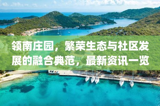 领南庄园，繁荣生态与社区发展的融合典范，最新资讯一览