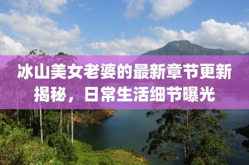 冰山美女老婆的最新章节更新揭秘，日常生活细节曝光