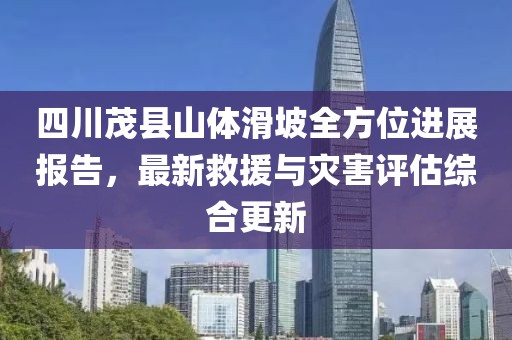 四川茂县山体滑坡全方位进展报告，最新救援与灾害评估综合更新