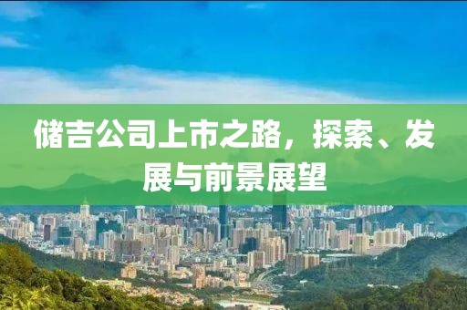 储吉公司上市之路，探索、发展与前景展望