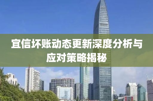 宜信坏账动态更新深度分析与应对策略揭秘